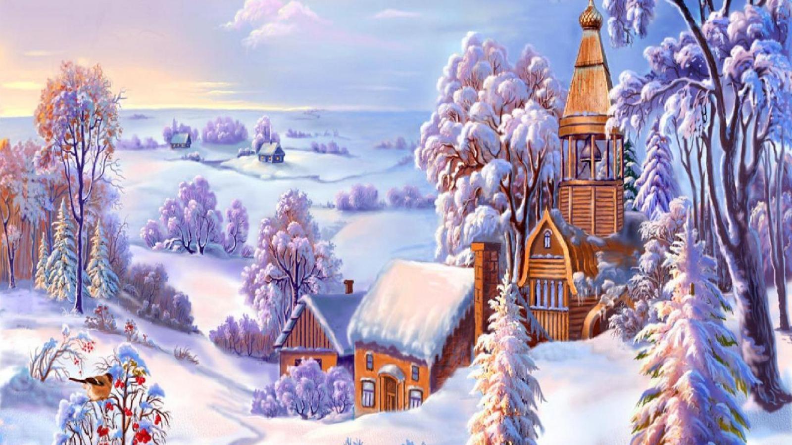 1600x900 Hình nền Winter Wonderland