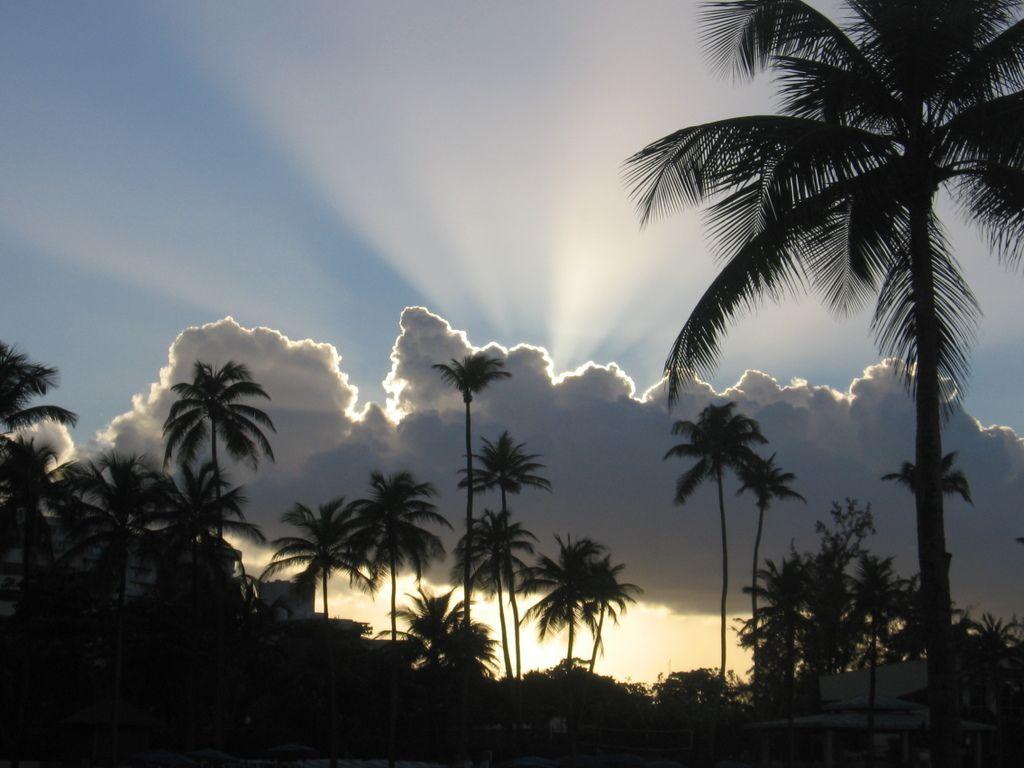 1024x768 Sunset in San Juan, Puerto