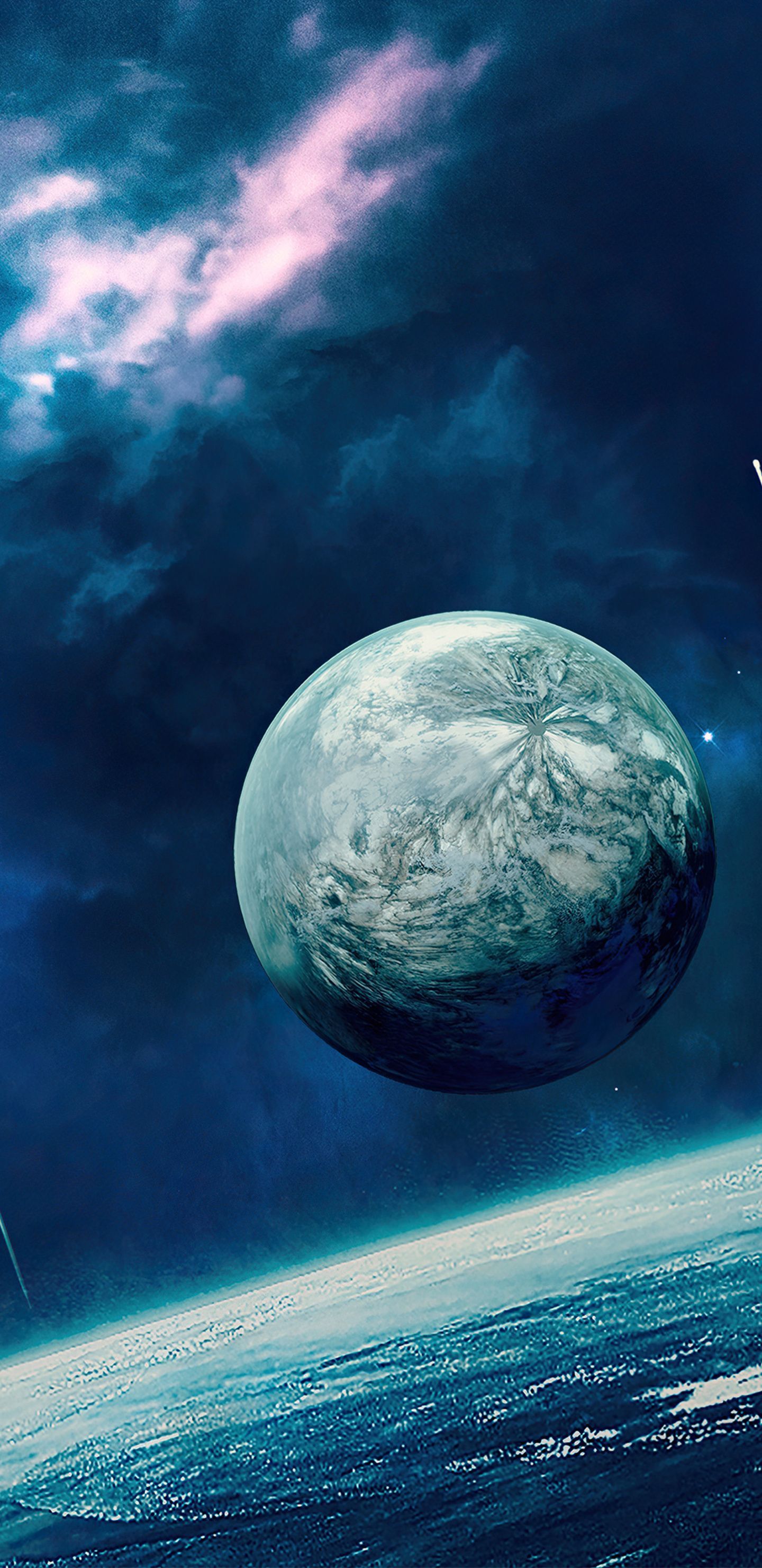 1440x2960 Rise Planets Space 4k Samsung