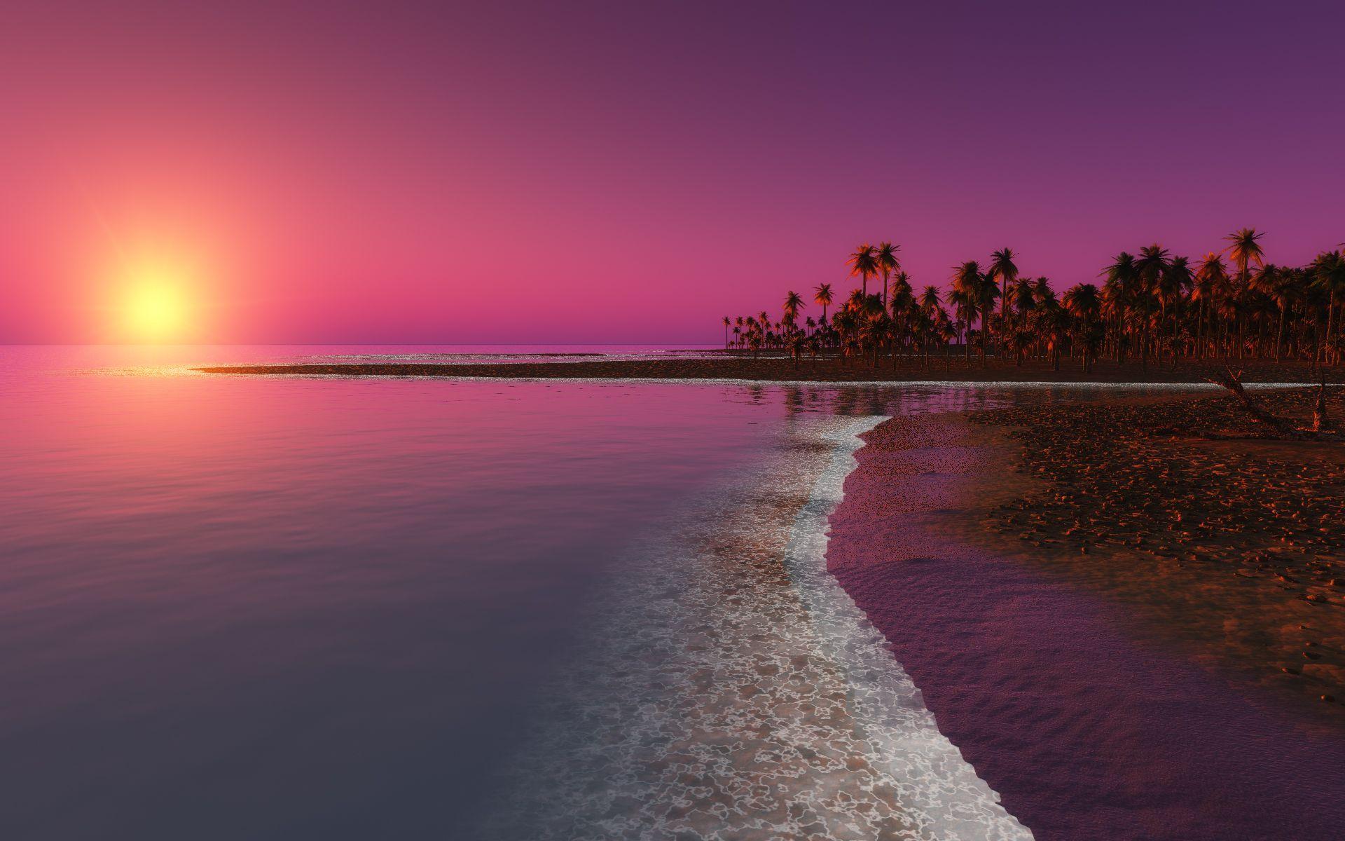 1920x1200 Crepuscolo wallpaper HD Wallpaper Wide. Sunset wallpaper, Beach photo, Summer wallpaper