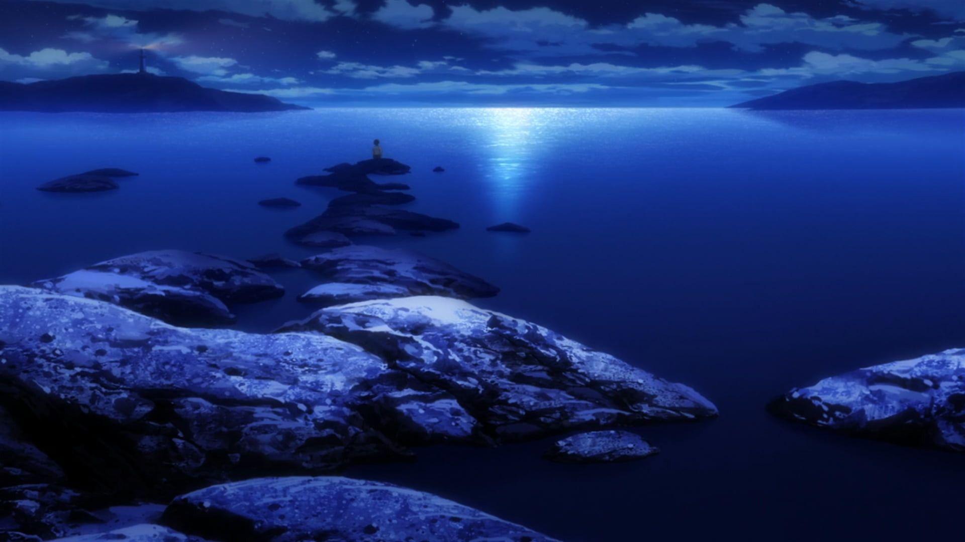 1920x1080 Night Ocean Wallpaper