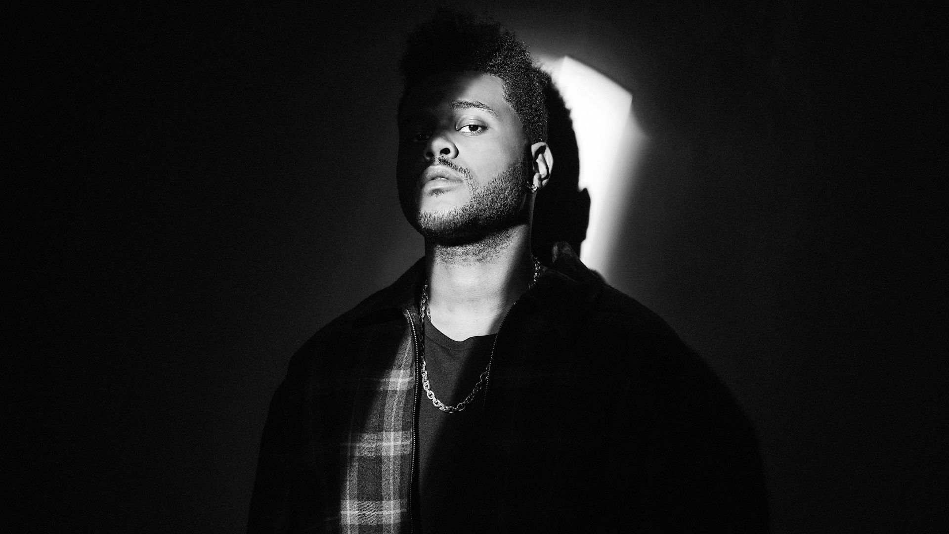 1920x1080 The Weeknd Wallpaper 4K, Monochrome