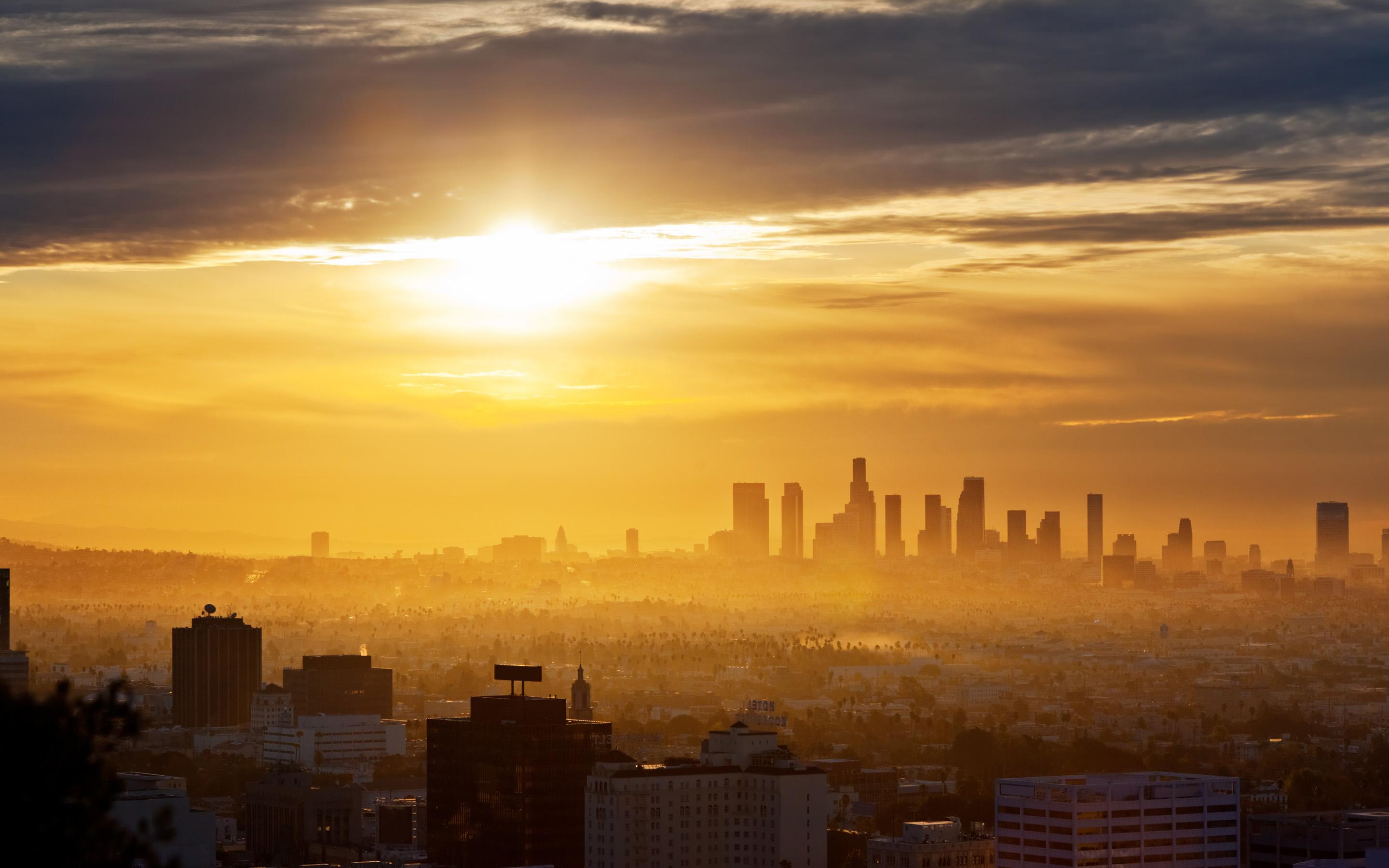 2880x1800 High Definition Los Angeles Wallpaper Image In 3D