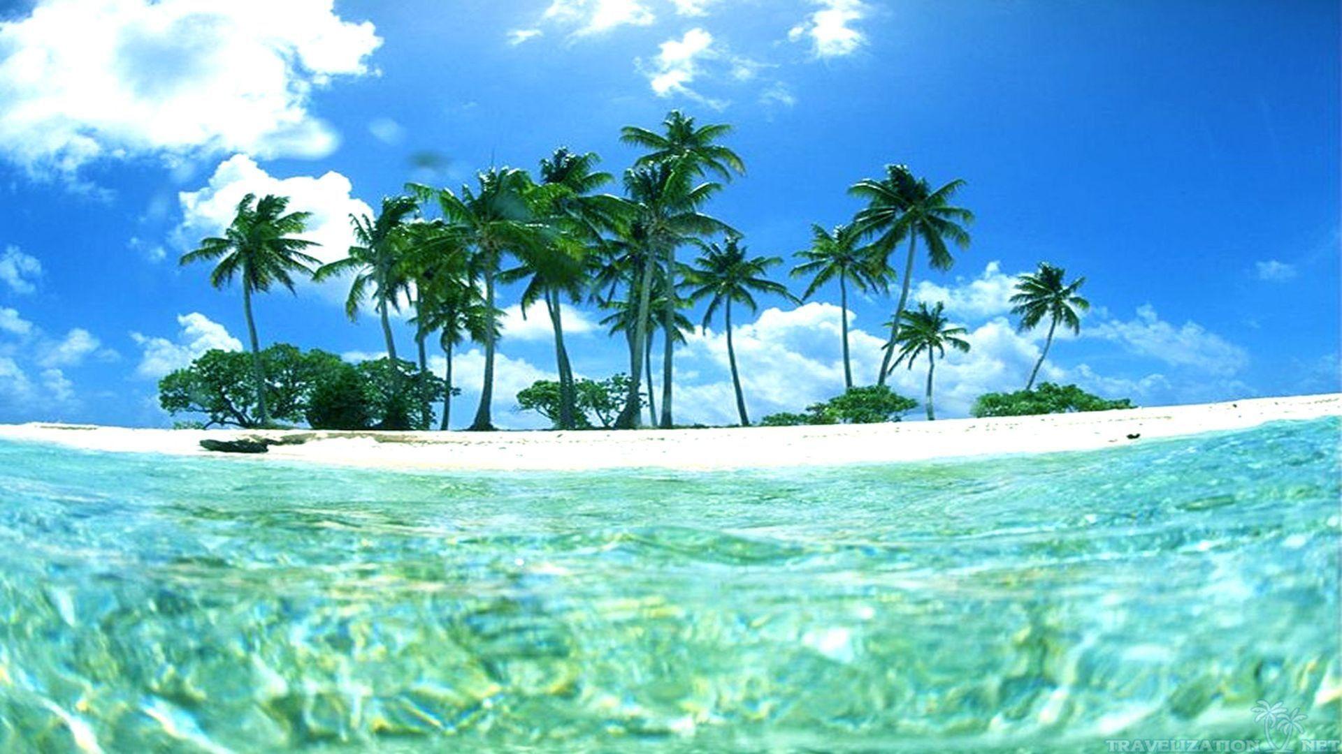 1920x1080 Tropical Beach Desktop Background