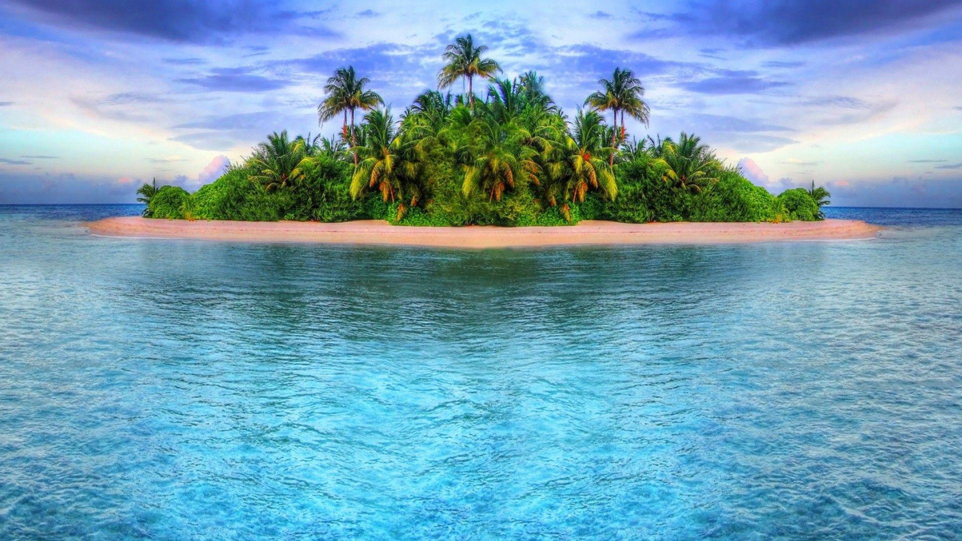 1920x1080 Tropical Island Desktop Wallpaper