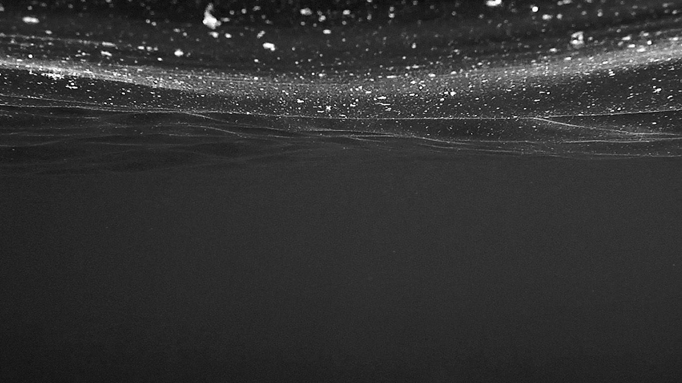 1366x768 desktop wallpaper. sea water bw dark under