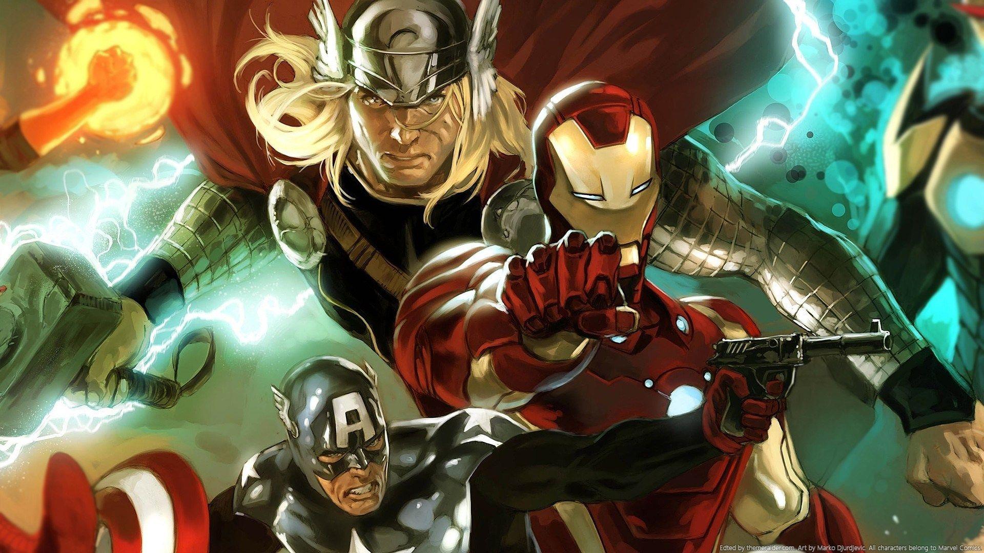1920x1080 Art, Avengers, Marko Djurdjevic, Marvel HD Wallpaper & Background