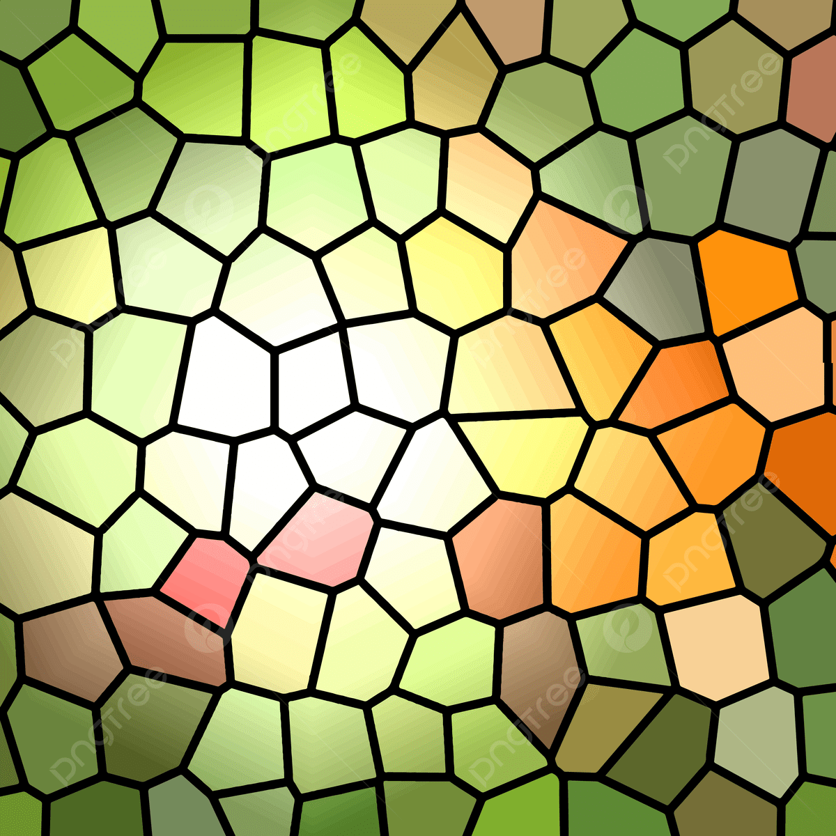1200x1200 Modern Stained Glass Effect Background