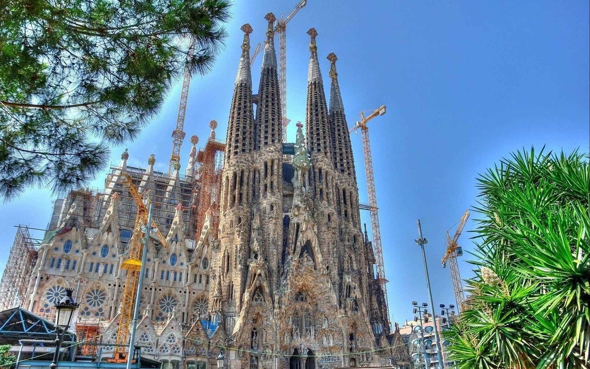 1920x1200 Download 1920x1080 HD Wallpaper cathedral madrid gaudi spain