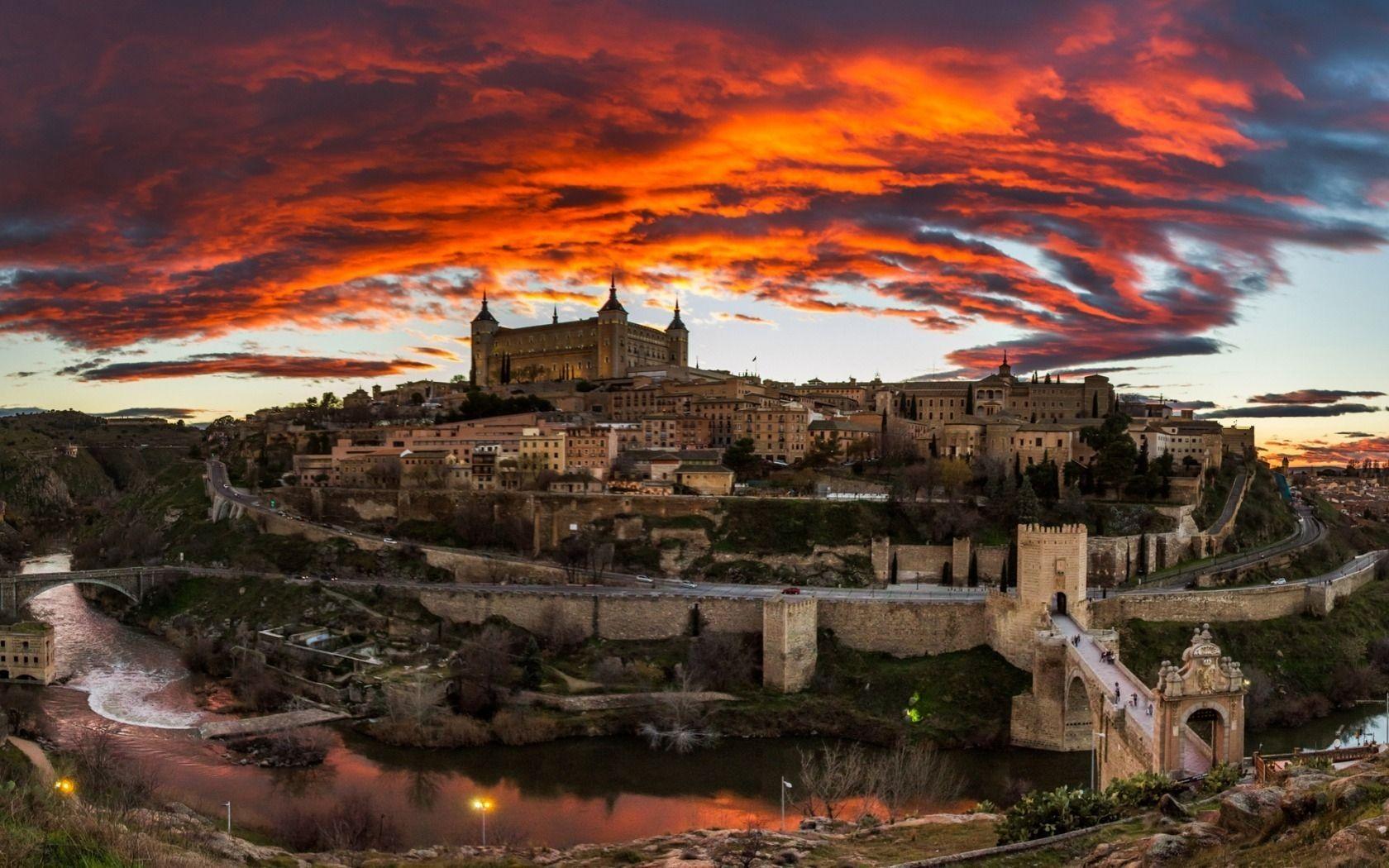1680x1050 Toledo Spain HD Wallpaper