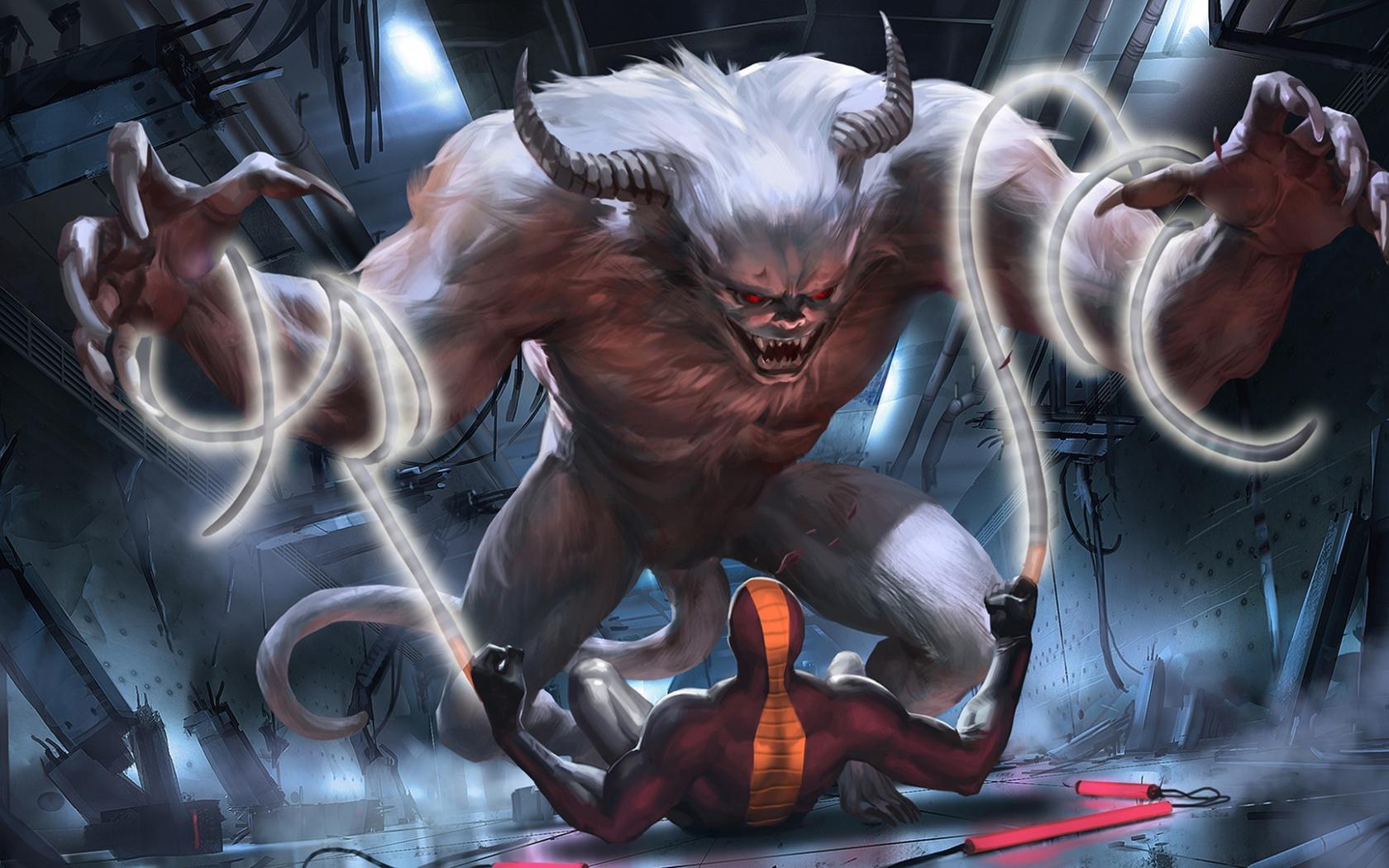 1680x1050 Constrictor is at the mercy of Wendigo wallpaper