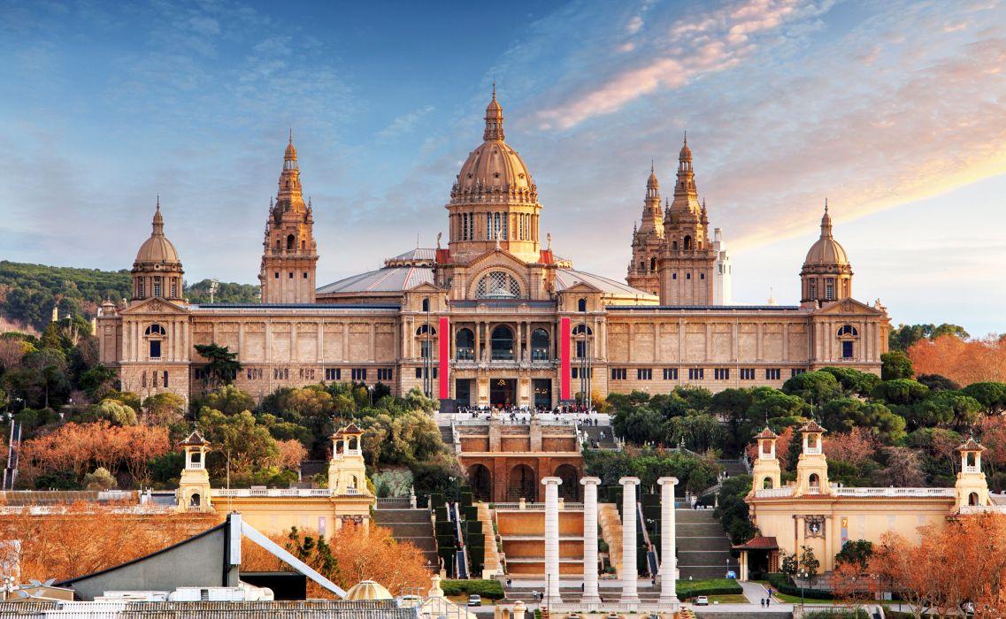 1137x700 Spain Houses Barcelona Design Stairs National Museum Cities