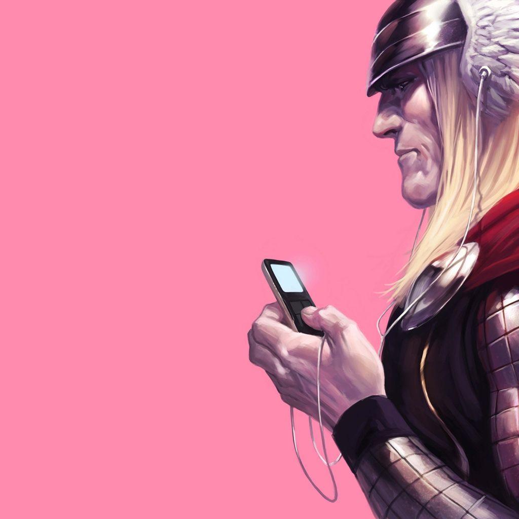 1024x1024 Thor iPad Wallpaper. Comics. Thor, Marvel vs