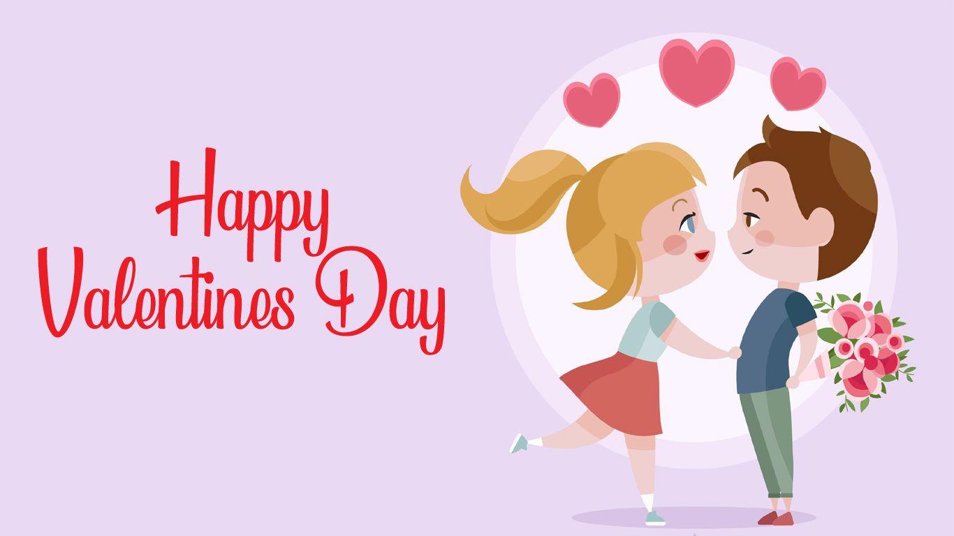 1366x768 Feb Happy Valentines Day Wallpaper, Full HD Special Love