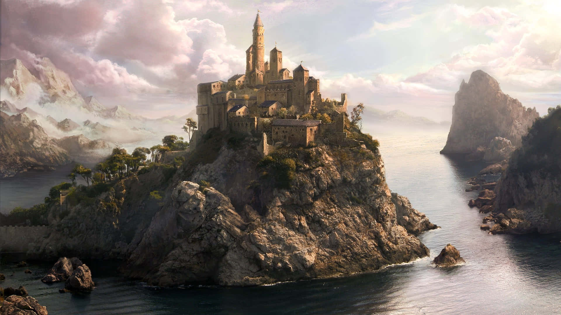 1920x1080 Medieval Kingdom Fantasy Castle