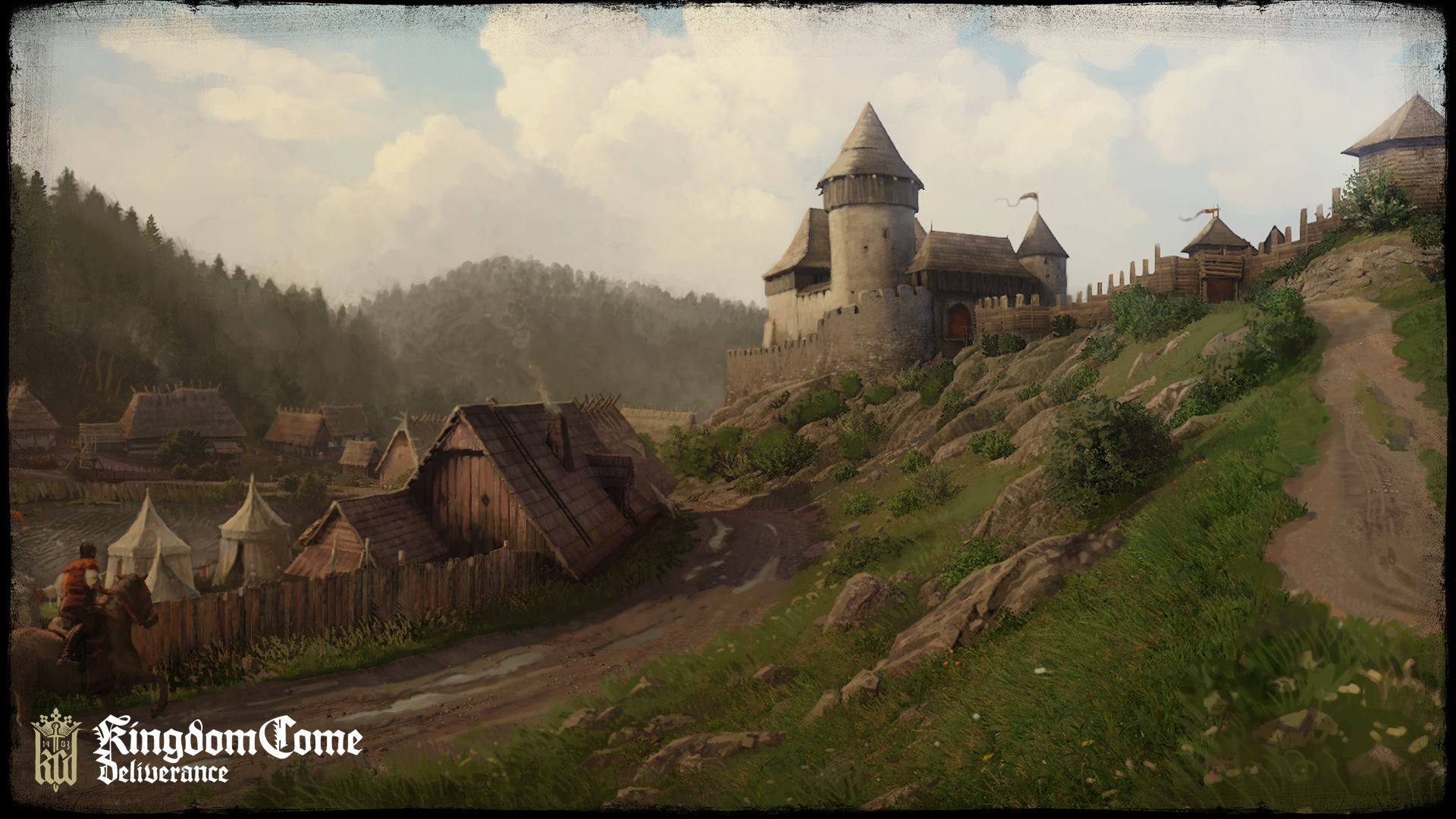 1920x1080 Town, Medieval, Video Game, Castle