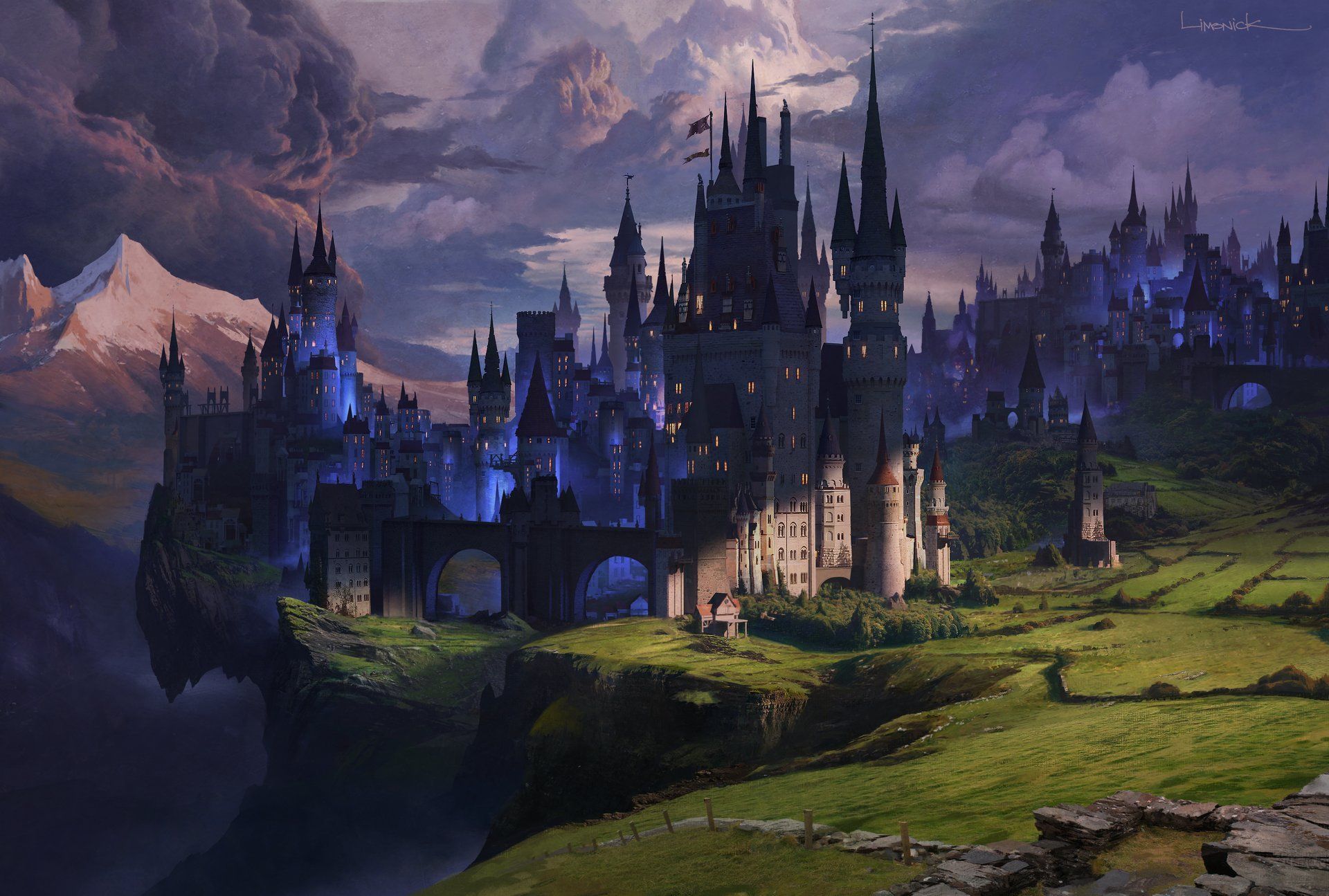 1920x1295 Fantasy Castle HD Wallpaper