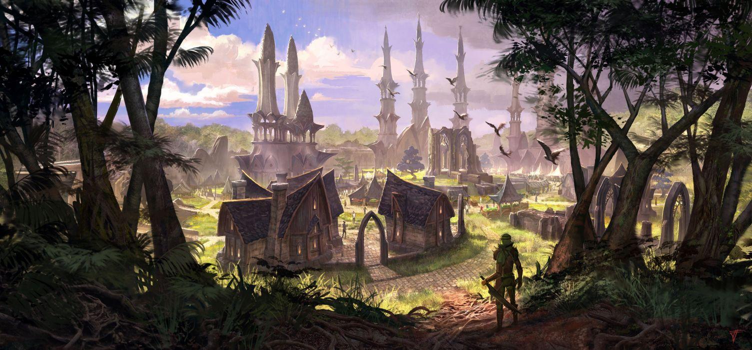 1505x700 Fantasy Kingdom Wallpaper
