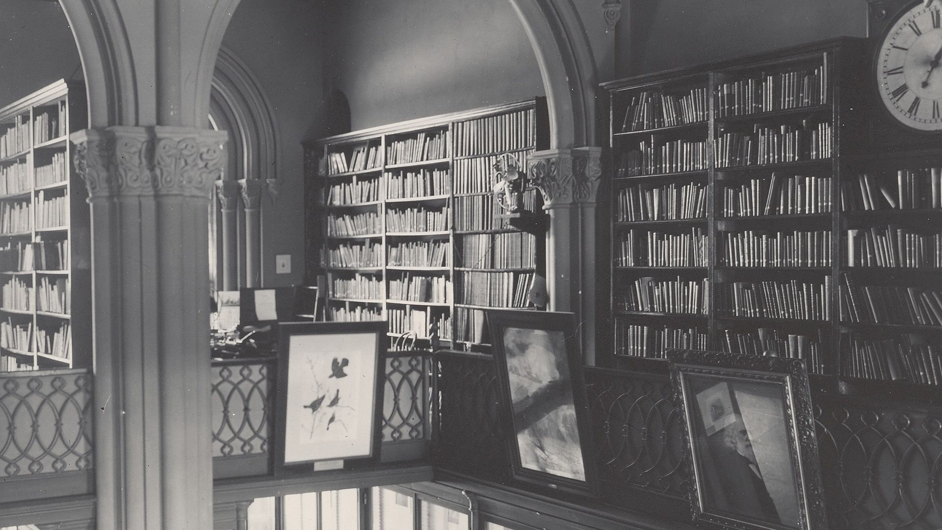 1920x1080 National Library Week Virtual Meeting Background from Smithsonian Libraries and Archives