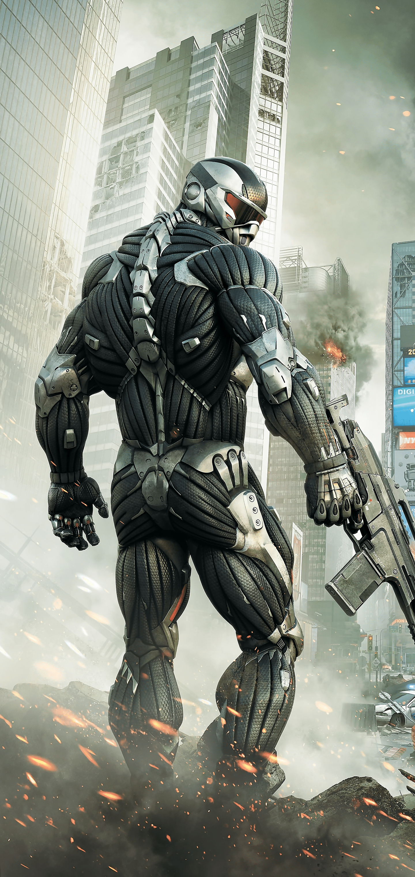 1440x3040 Crysis 2 Phone Wallpaper