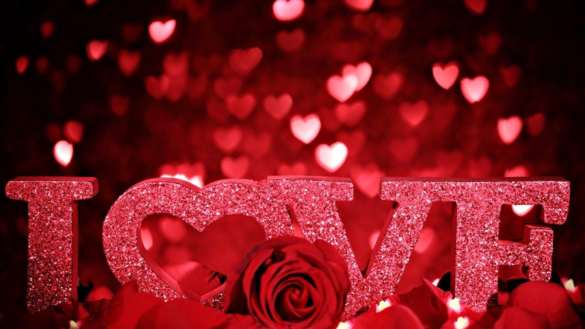 1920x1080 Red Love Valentine Day Wallpaper HD HD Wallpaper High