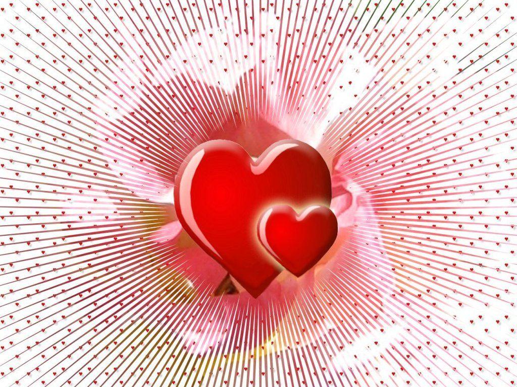1024x768 Saint Valentine's Day Hearts < Holidays