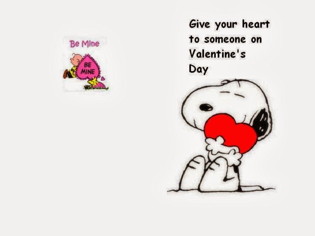 1024x768 Peanuts Valentine Desktop Wallpaper