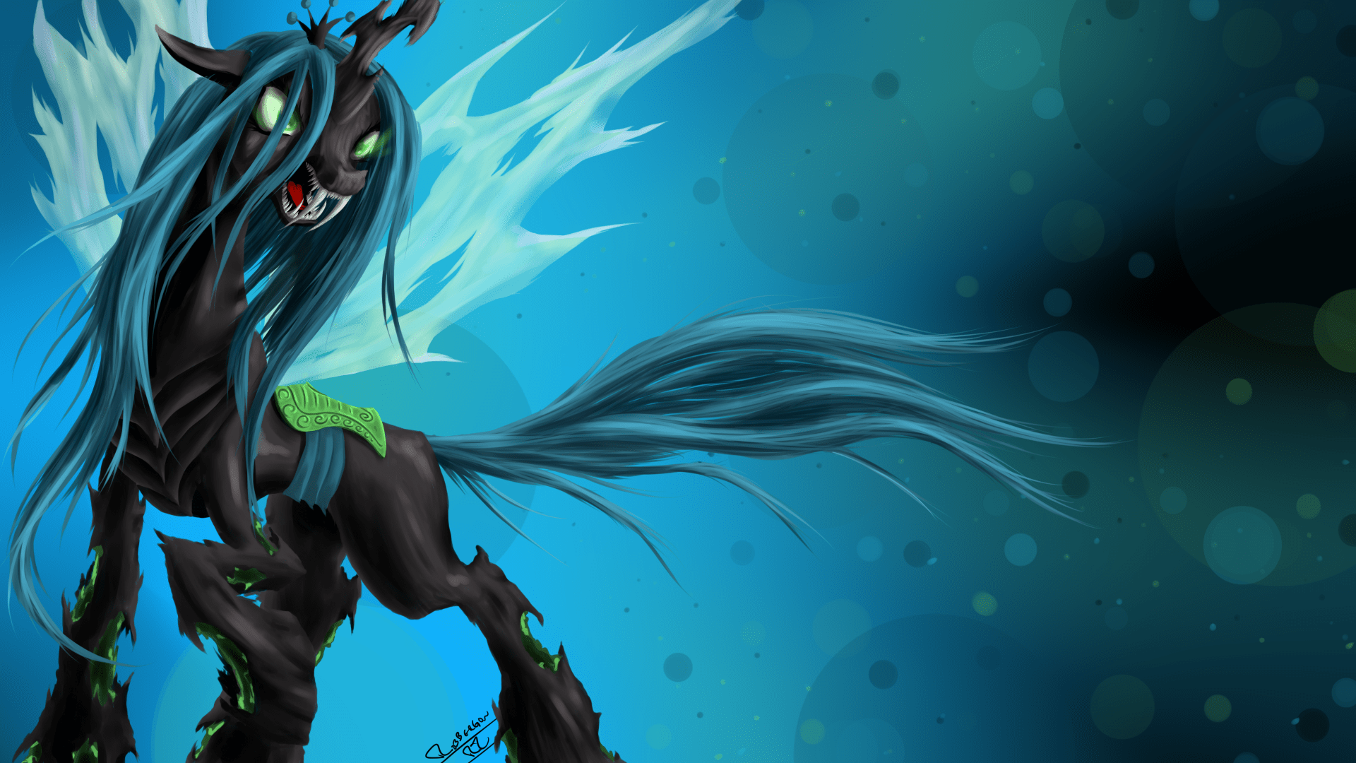1920x1080 safe, artist:robbergon, character:queen