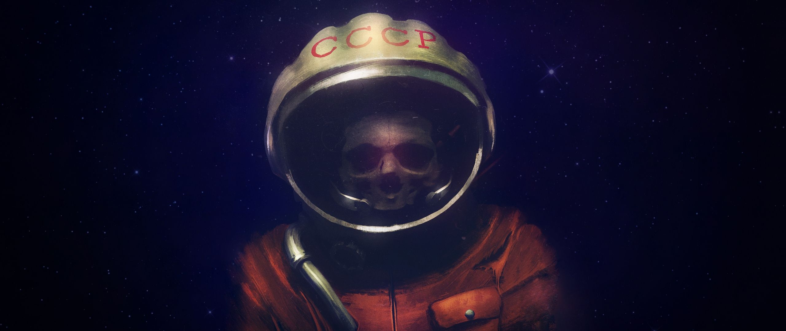 2560x1080 Download wallpaper 2560x1080 skull