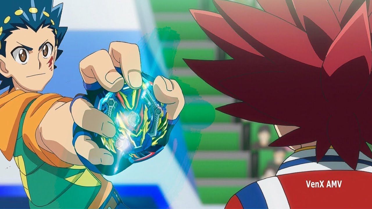 1280x720 Beyblade Aiga And Achilles Wallpaper