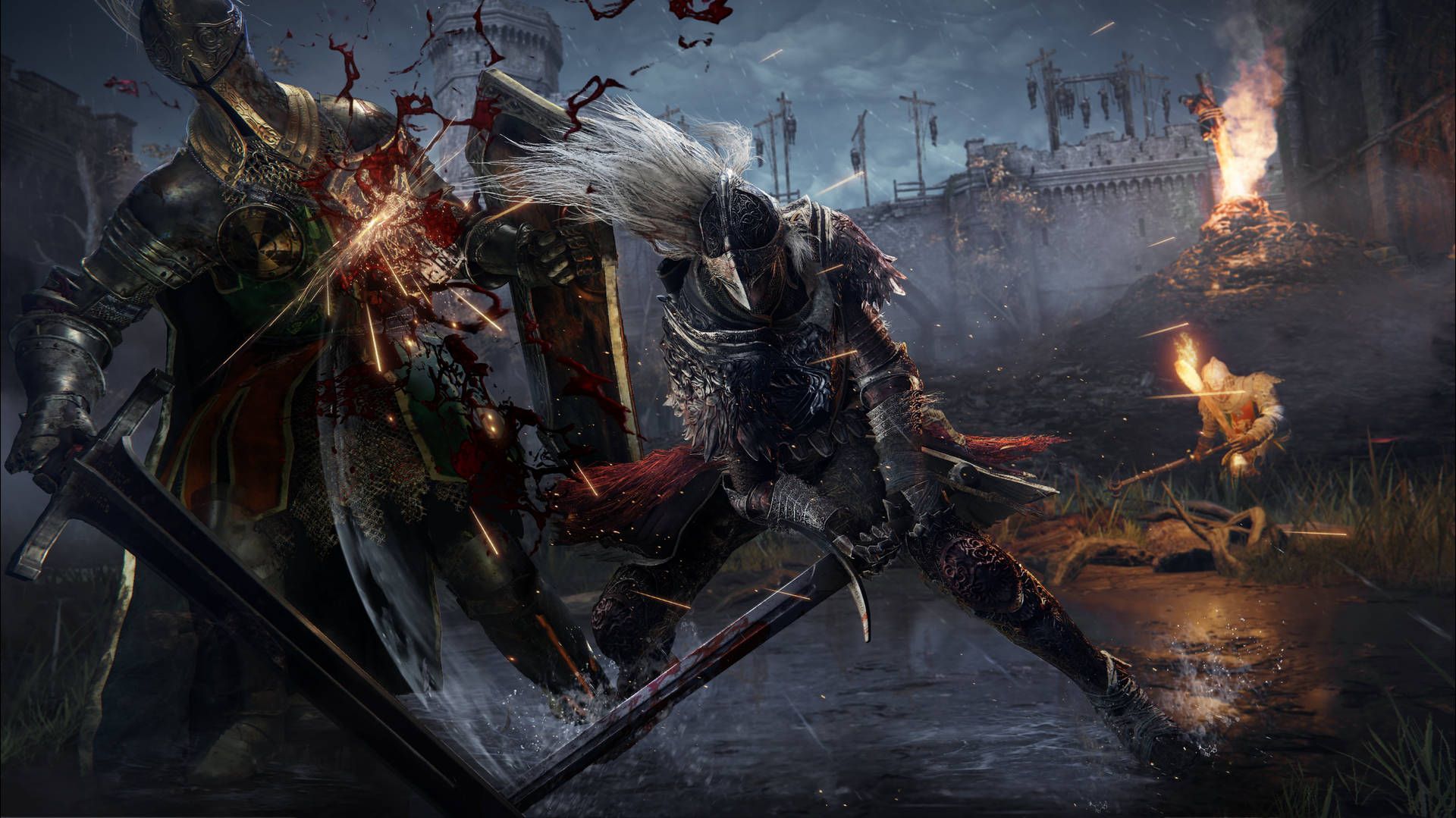 1920x1079 Download Elden Ring Tarnished In Battle
