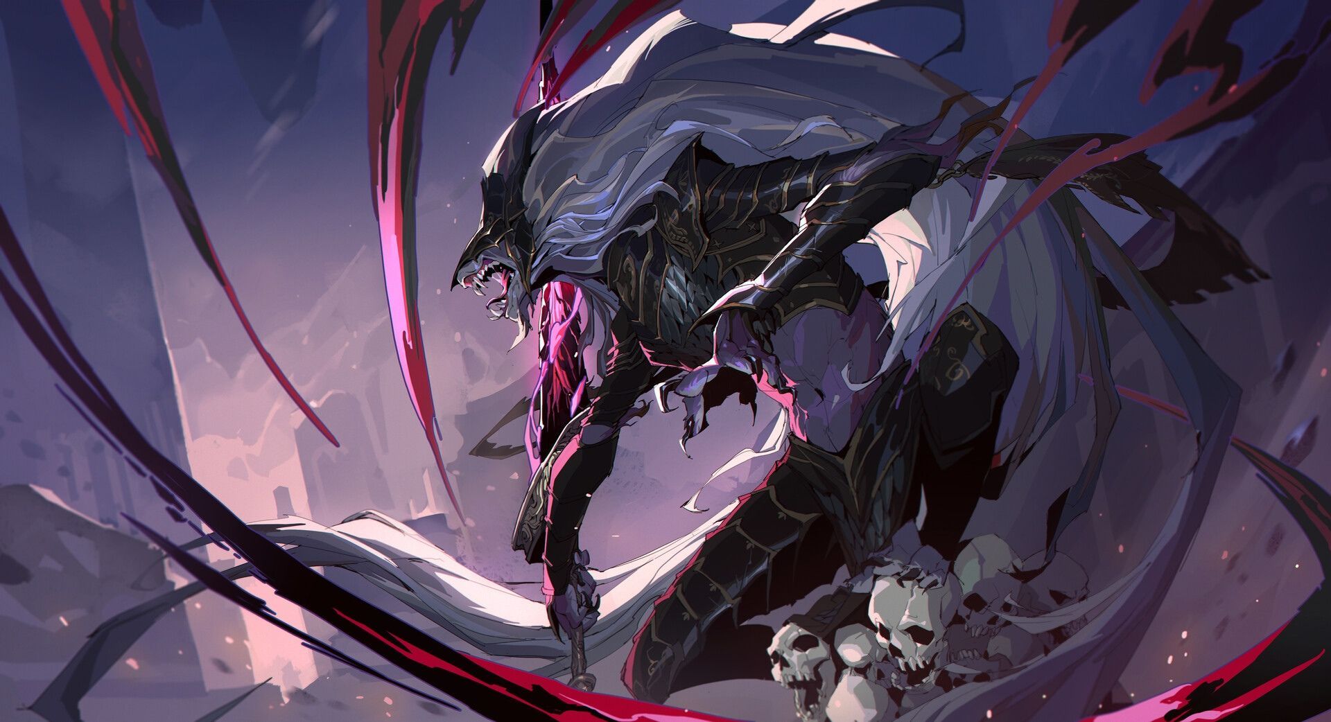 1920x1042 creature, Maliketh, armor, Elden Ring