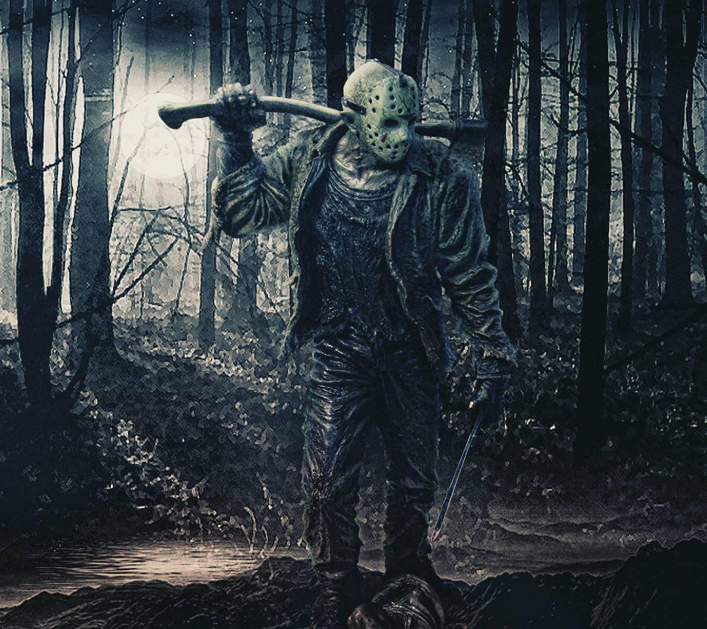 1440x1280 Download free The Killer Jason Voorhees