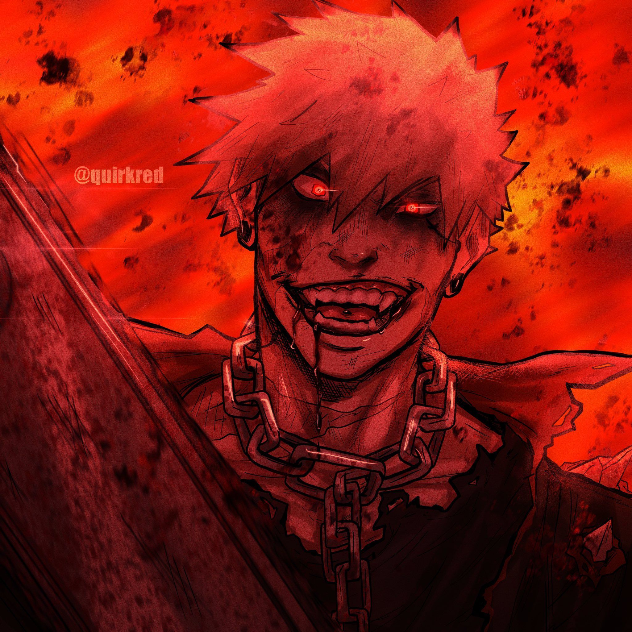 2048x2048 psycho killer! bakugo