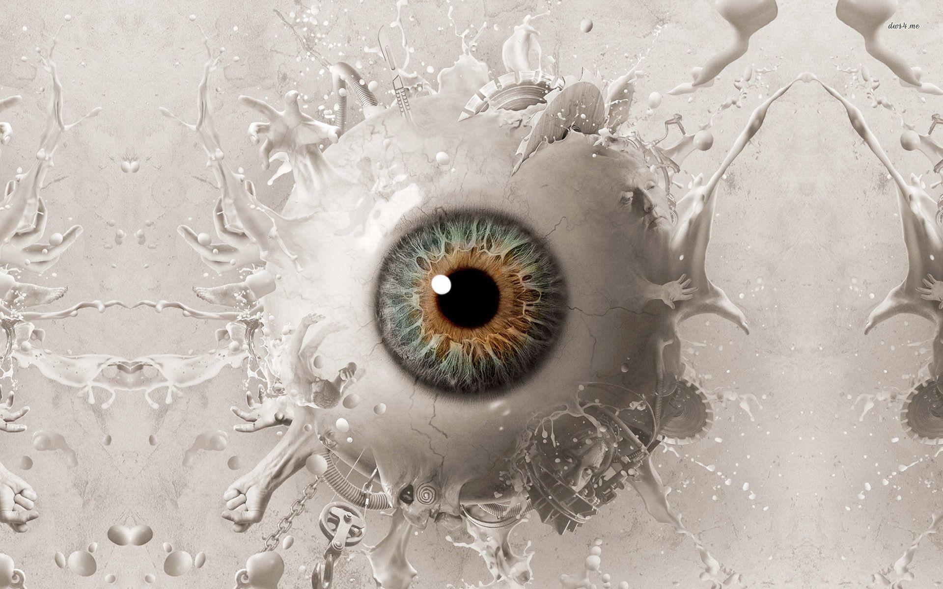 1920x1200 Liquid eyeball wallpaper Art wallpaper