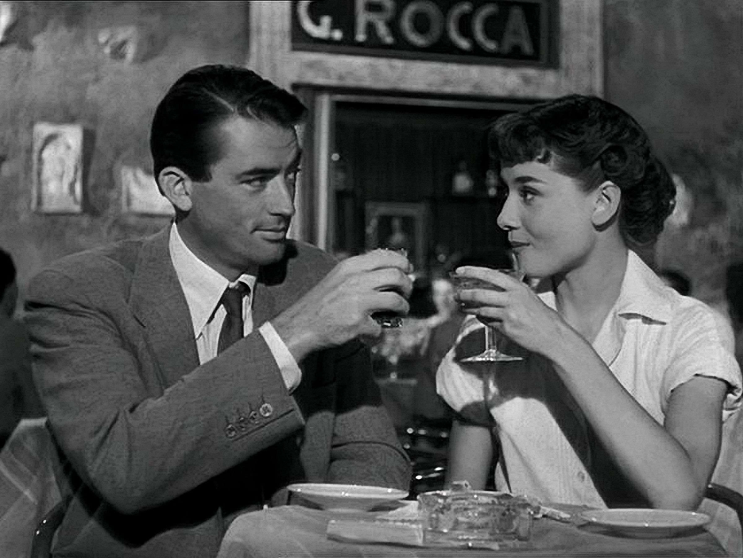 2400x1801 Gregory Peck/ Audrey Hepburn: Roman