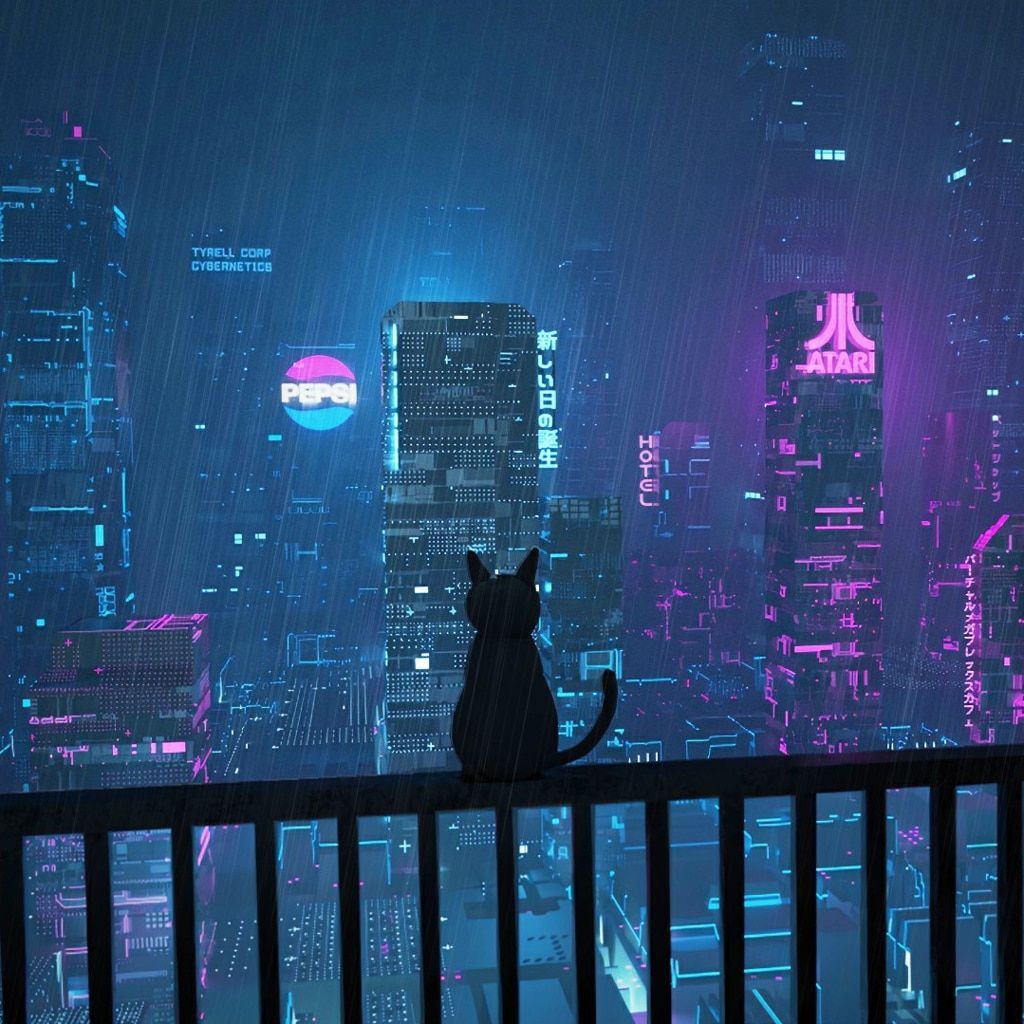 Cyberpunk Cat Wallpapers - Top Free Cyberpunk Cat Backgrounds ...