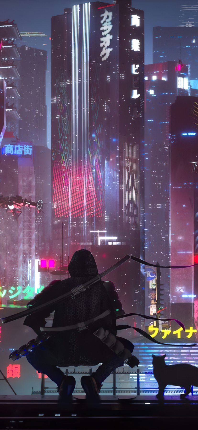 Cyberpunk Cat Wallpapers - Top Free Cyberpunk Cat Backgrounds ...