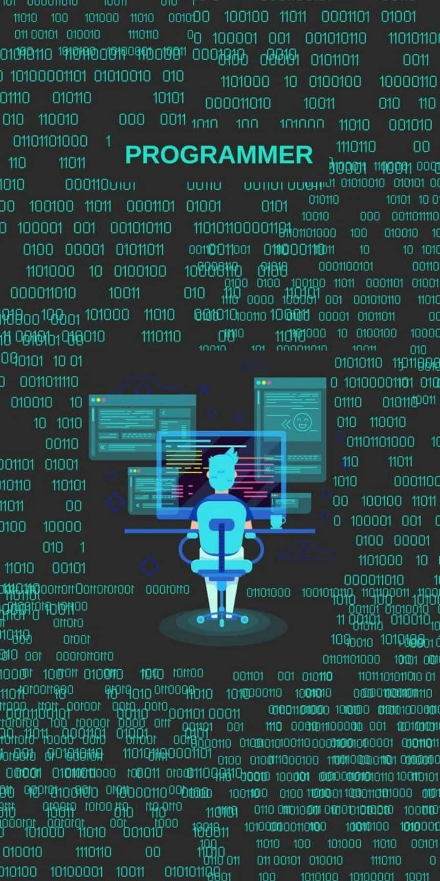 900x1800 Download Programming on your Phone Wallpaper