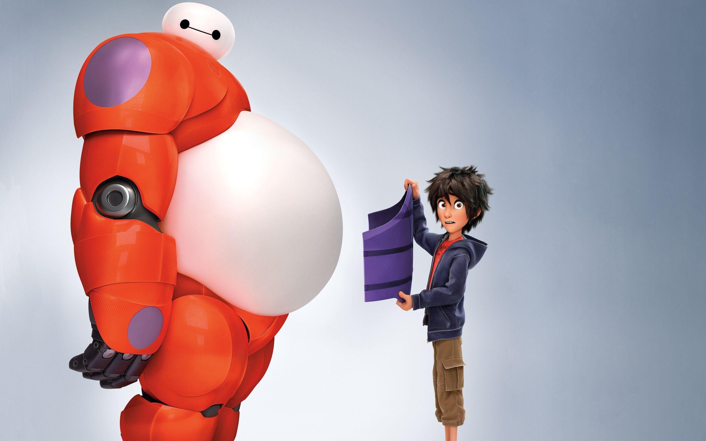 2880x1800 Baymax and Hiro Hero 6 HD desktop wallpaper