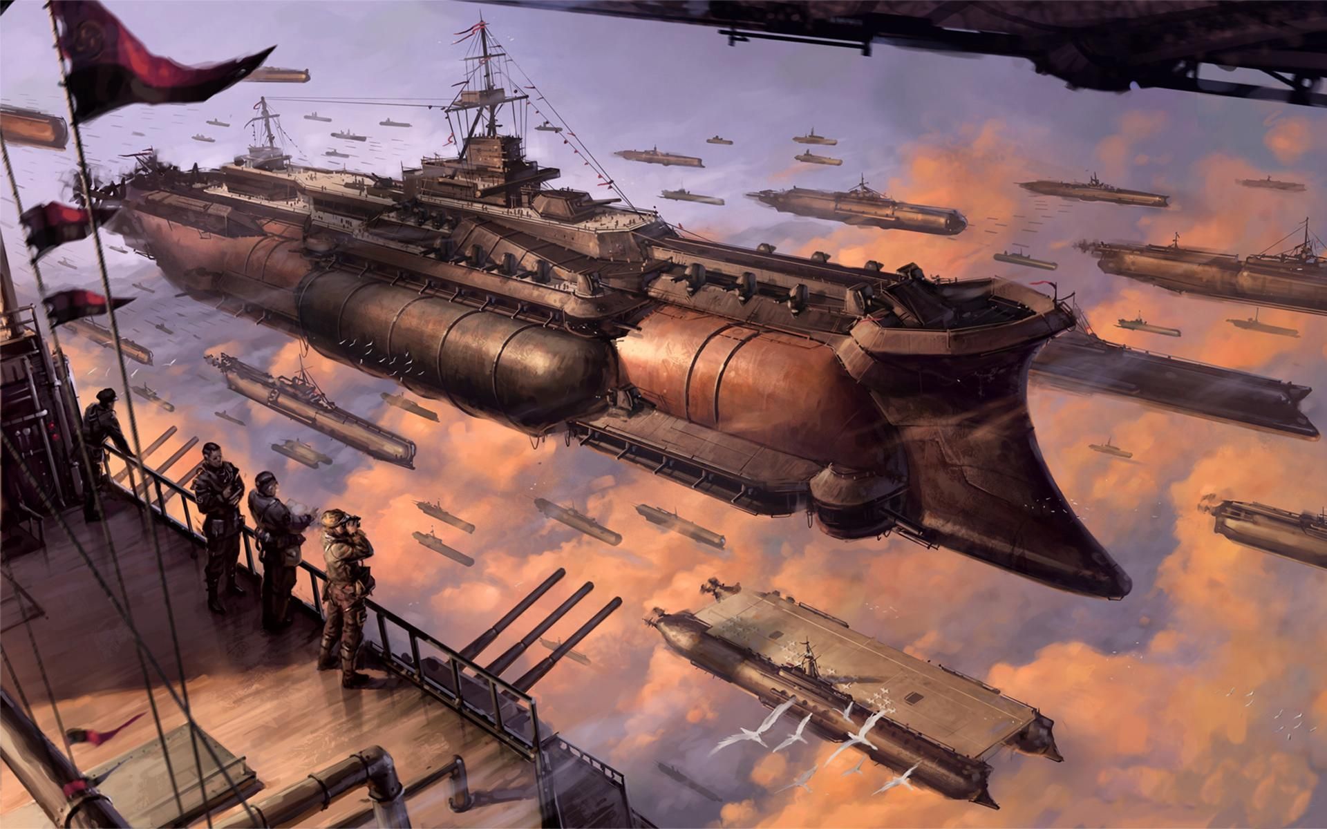 1920x1200 Fleet Movement in the Iron Grip Universe