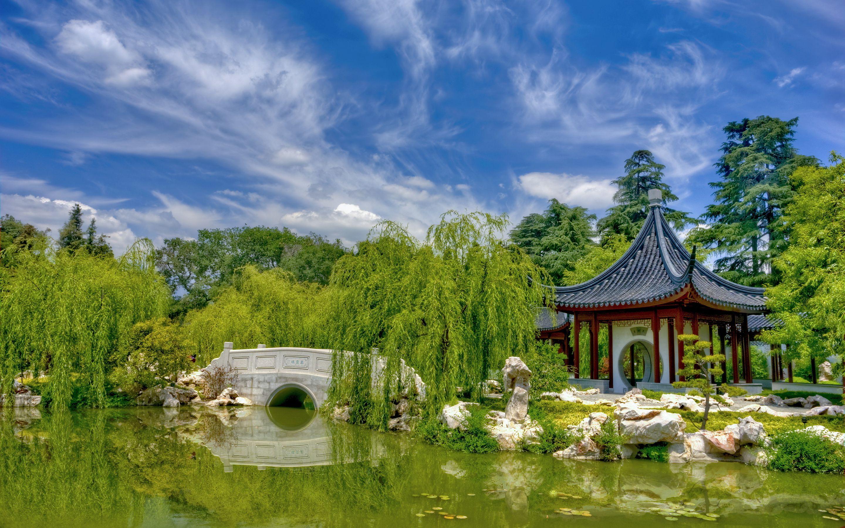 2880x1800 Traditional chinese garden