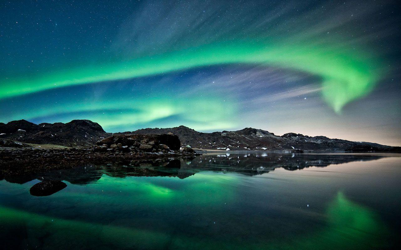 1280x800 Beautiful And Brilliant Aurora High Definition Desktop