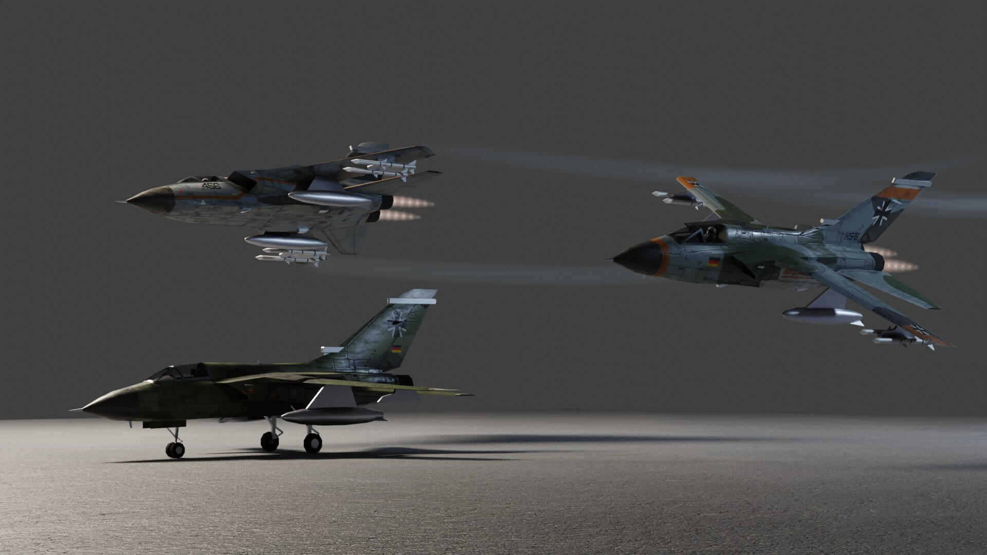 1920x1080 Panavia Tornado Jet Fighter Model
