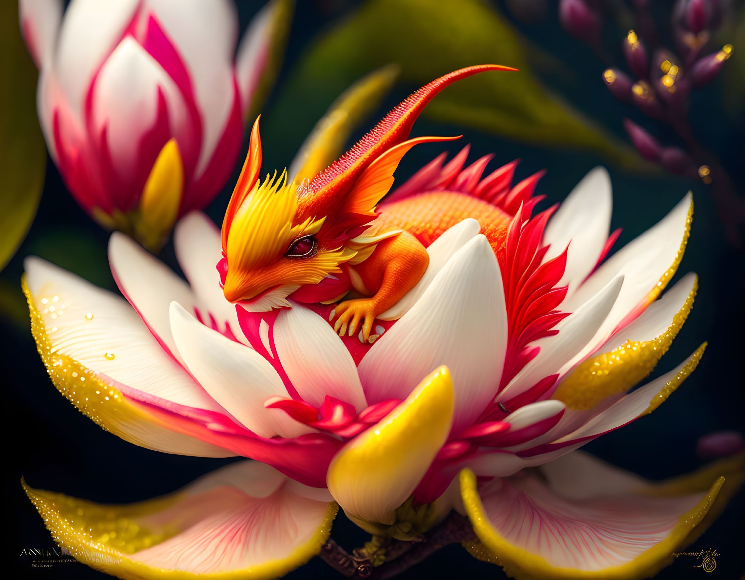 Flower Dragon Wallpapers - Top Free Flower Dragon Backgrounds ...