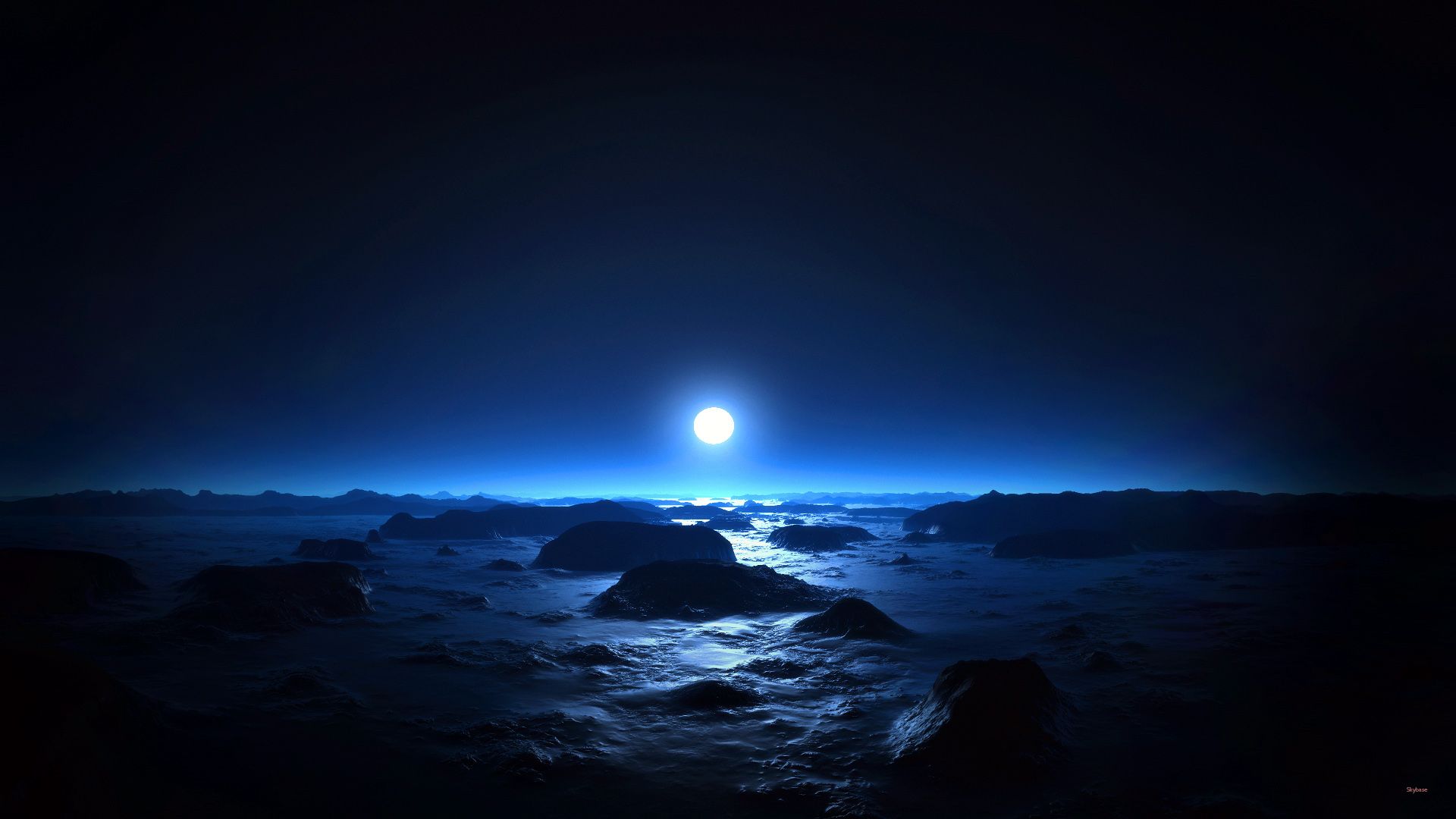 1920x1080 Blue Wallpaper:Amazon.com:Appstore