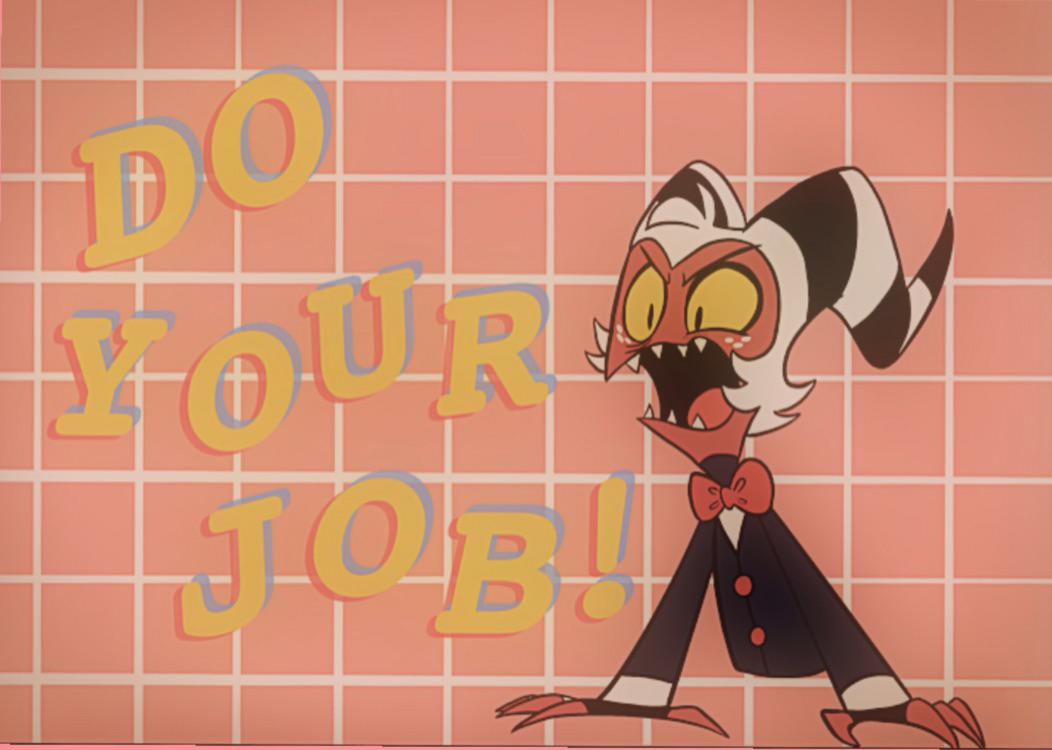 1052x750 I made a wallpaper with Moxxie yelling