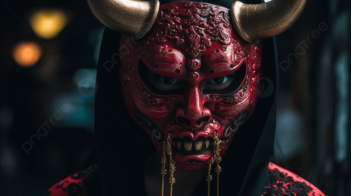 1200x673 Demon Mask Demon, HD Photography Photo