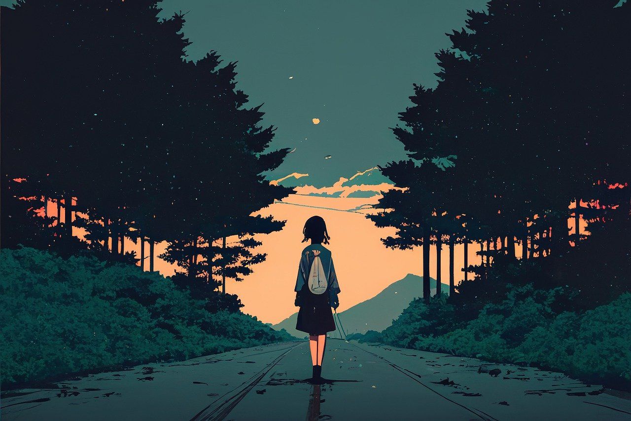 1280x853 Free Anime Landscape & Anime Image