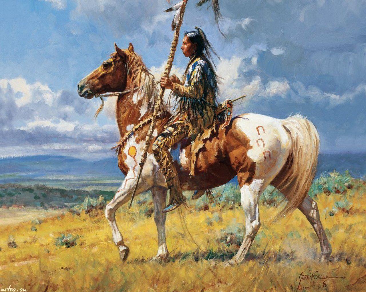 1280x1024 American Indian Wallpaper